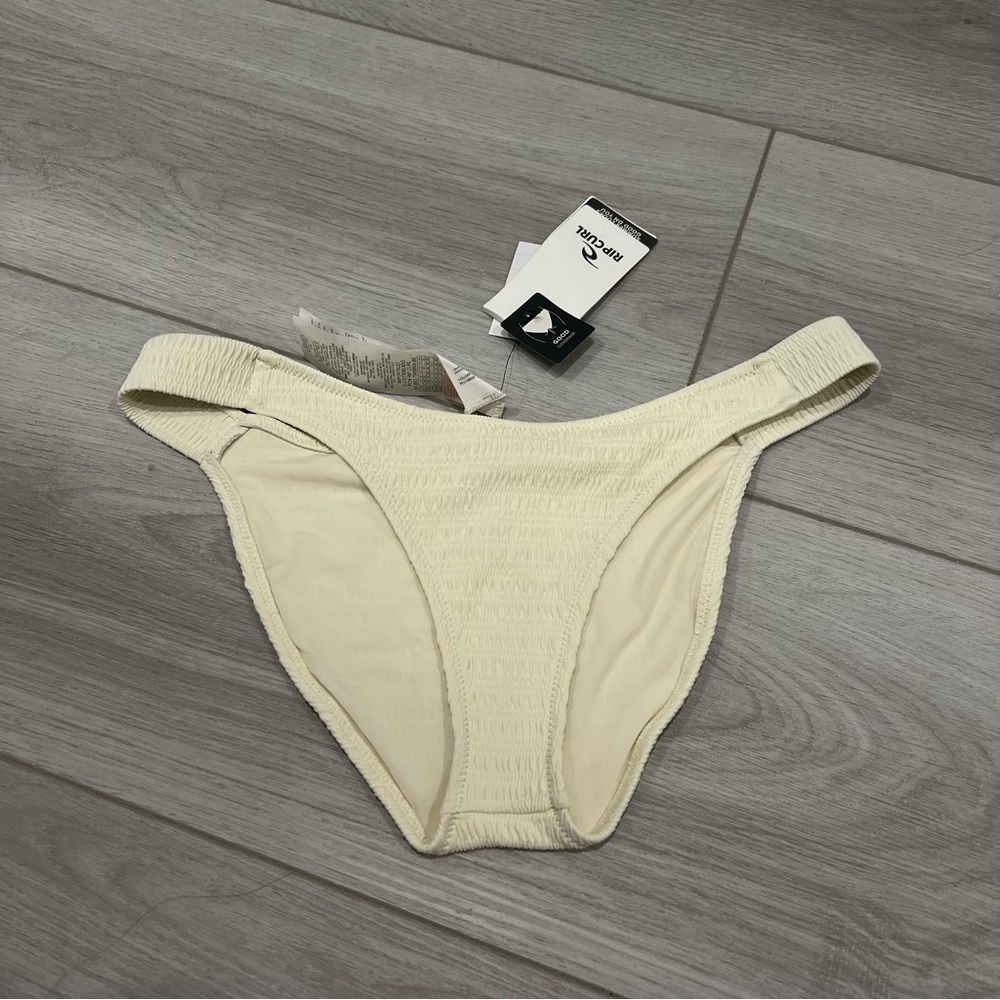 Rip Curl Cream/Off White Swim Bottoms